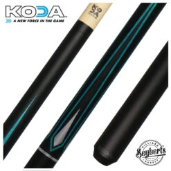 Predator Shop 5 KODA Black With Blue And Silver Graphic Pool Cue - KD47BL