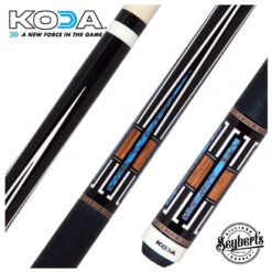 Predator Shop 7 KODA Black With Cocobolo And Blue Recon Graphic Pool Cue - KD51