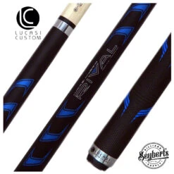 Predator Shop 11 Lucasi Rival Black/Metallic Blue Pool Cue - LHRV21